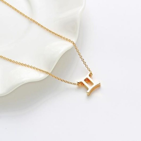 Zodiac Sign Gold Necklaces, All Signs Available - Picture 4 of 5